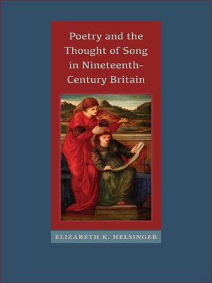 cover image of Poetry and the Thought of Song in Nineteenth-Century Britain